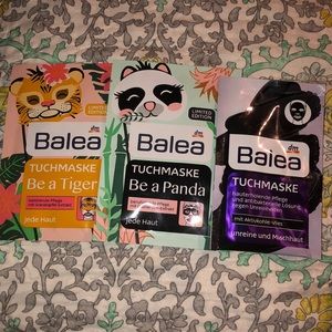Set of 3 Balea sheet masks From Germany